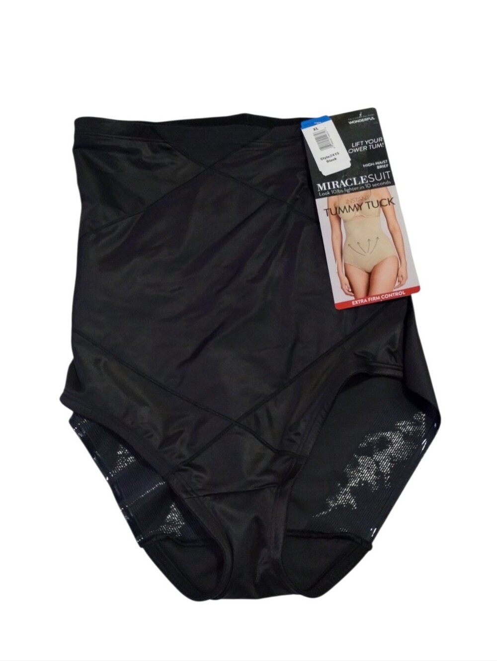Miraclesuit Instant Tummy Tuck Hi-Waist Shaping Brief 2415 Women's XL